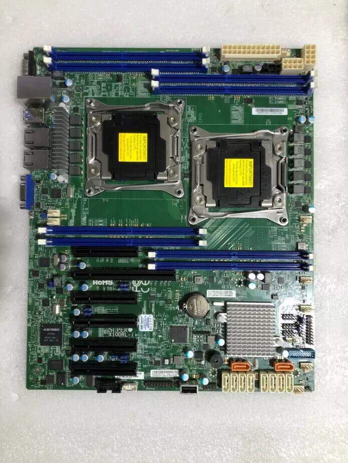 Supermicro X10DRL-i Intel C612 Chipset Dual Xeon LGA2011-3 DDR4 ATX Motherboard