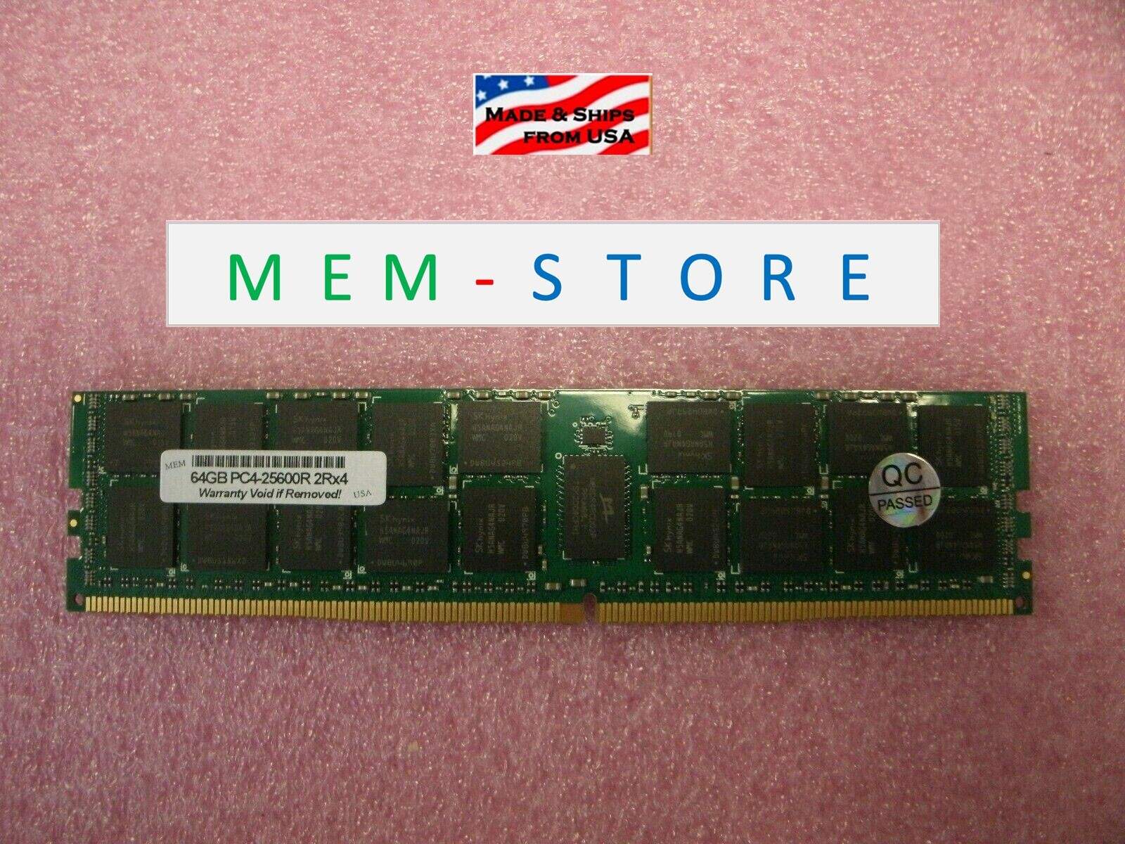 64GB DDR4 3200MHz RDIMM RAM Compatible for Dell PowerEdge T640 Tower Server