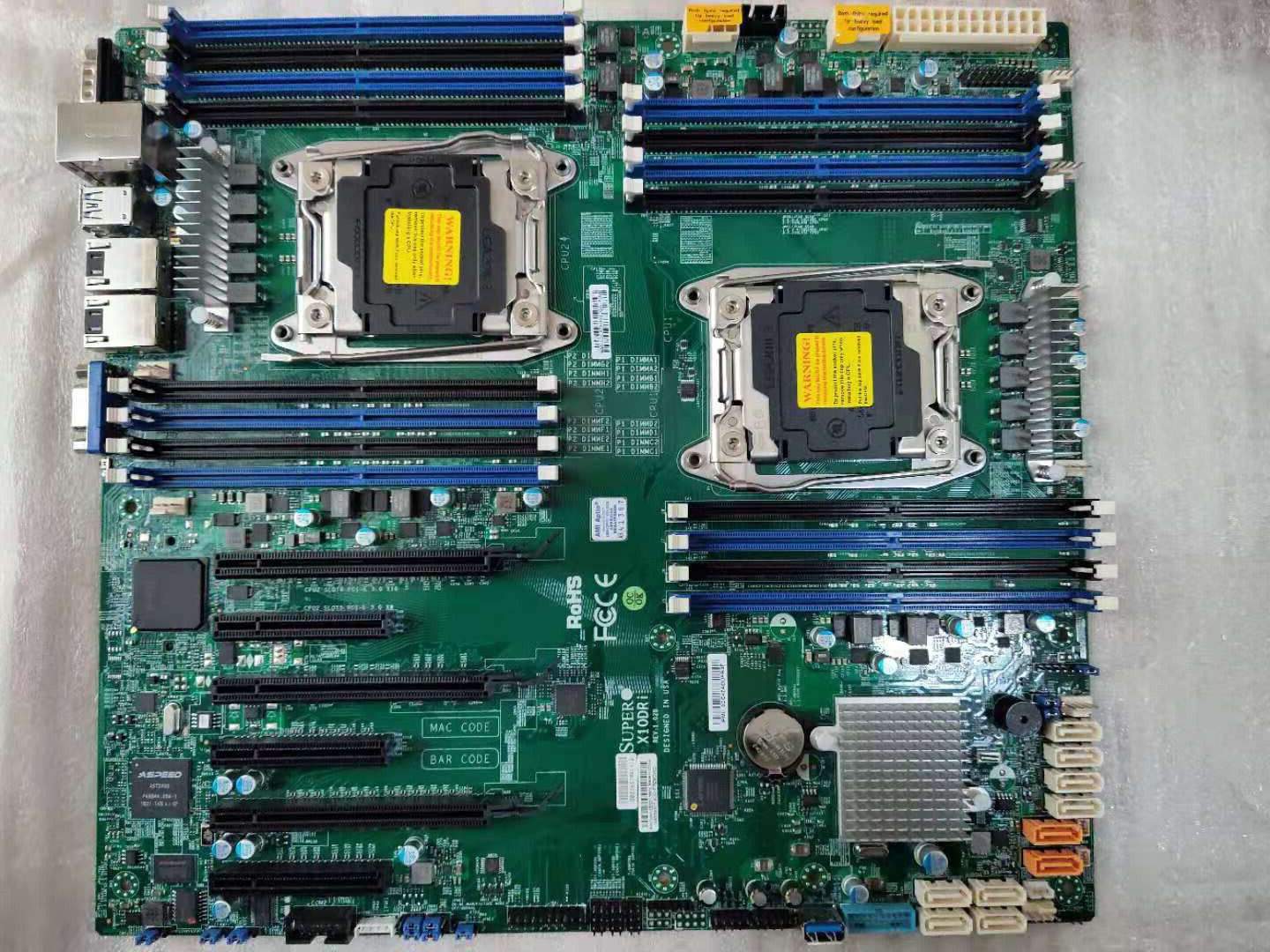 Supermicro x10dri Intel c612 E-ATX dual lga2011-3 motherboard system board