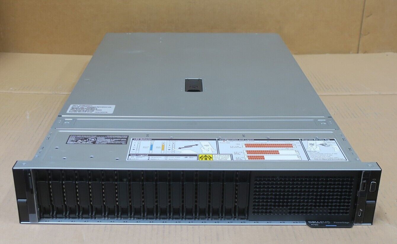 Dell PowerEdge R750 CTO Configure-To-Order Server 2x CPU 32-DIMM 16x NVMe Bay