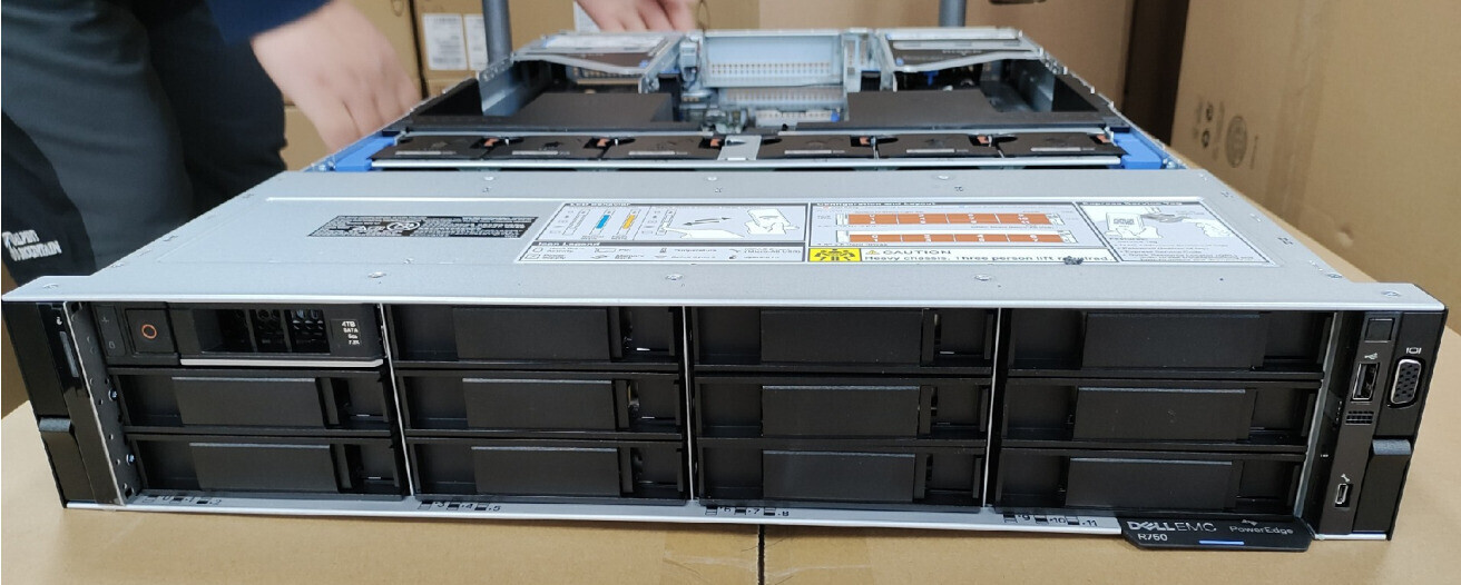 Dell PowerEdge R750 Server 12X3.5″ With 2x Intel Xeon 6330N CPU, 128GB RAM, H755