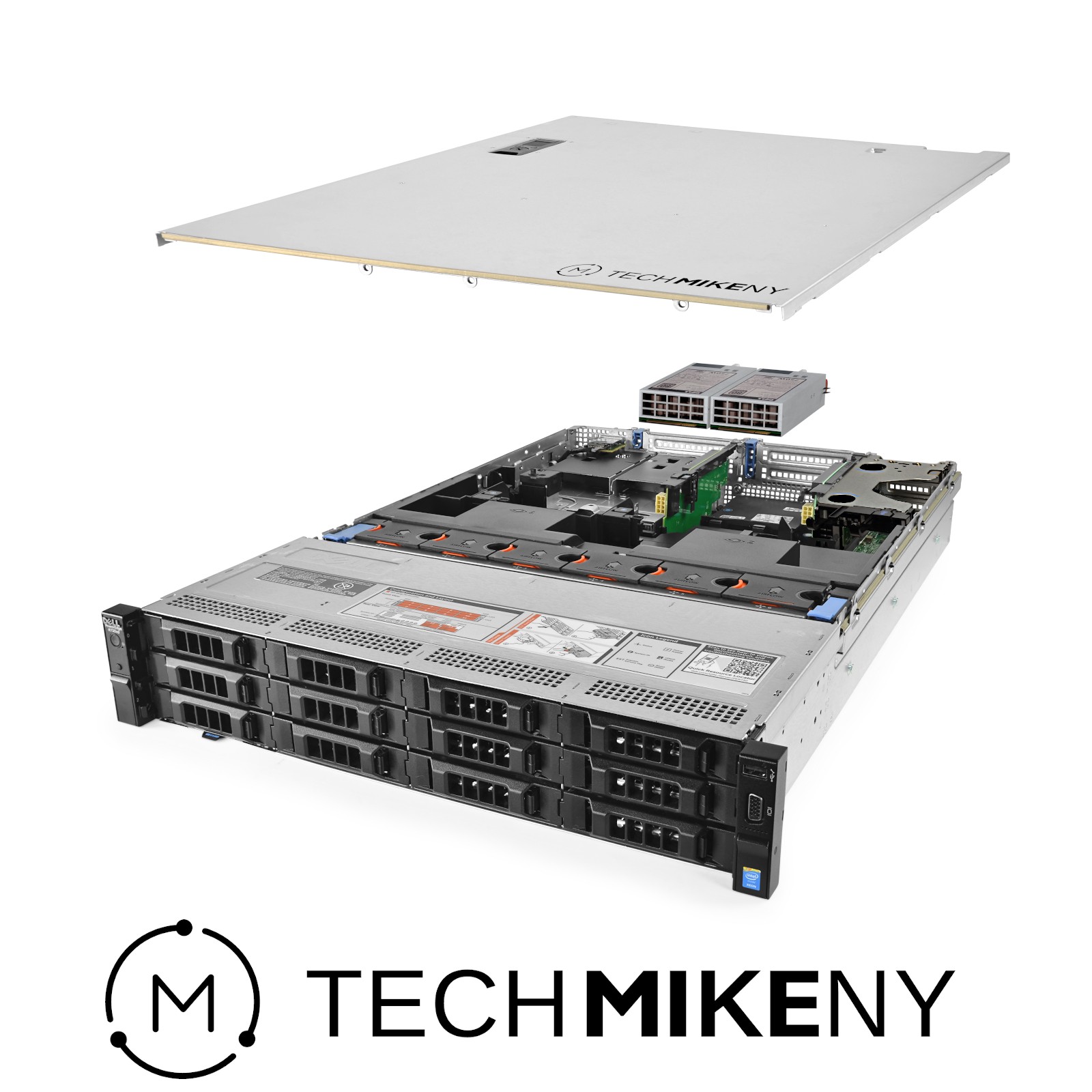 Dell PowerEdge R730xd Server 2x E5-2620v4 2.10Ghz 16-Core 16GB RAM 12x Caddies