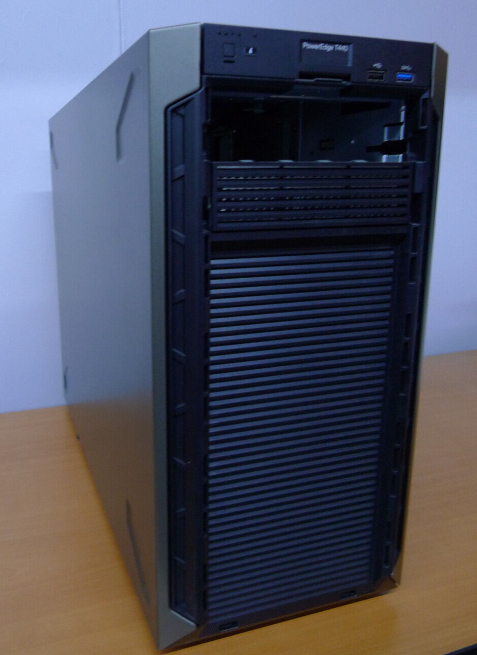 New Dell PowerEdge T440 4 x 3.5 Bays Chassis Case w/Fan & Shroud M8HNY