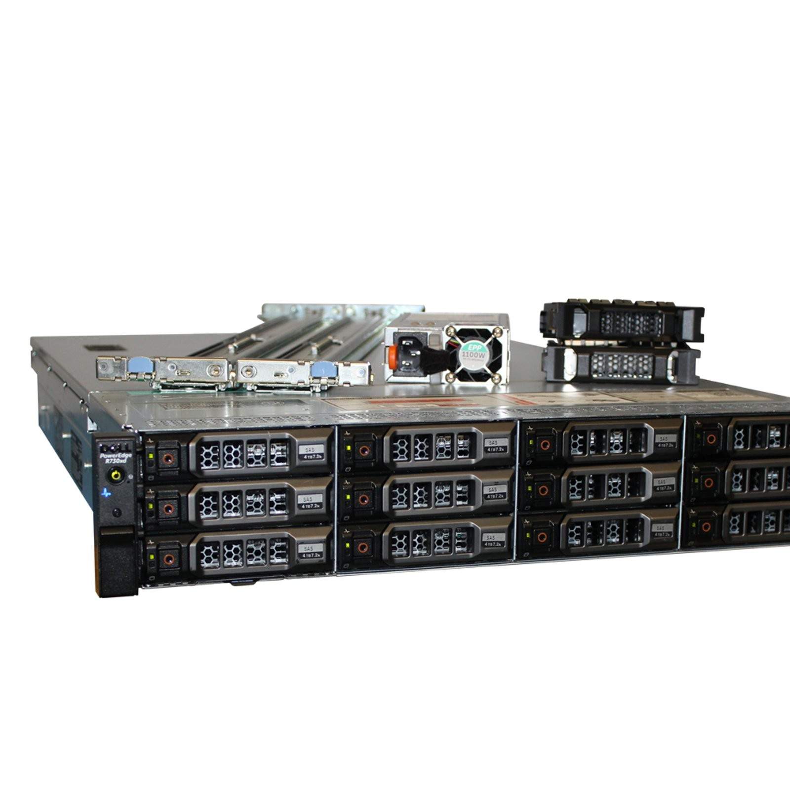 Dell PowerEdge R730xd Server LFF 2x E5-2670v3 2.3GHz 12C 256GB 12x Trays