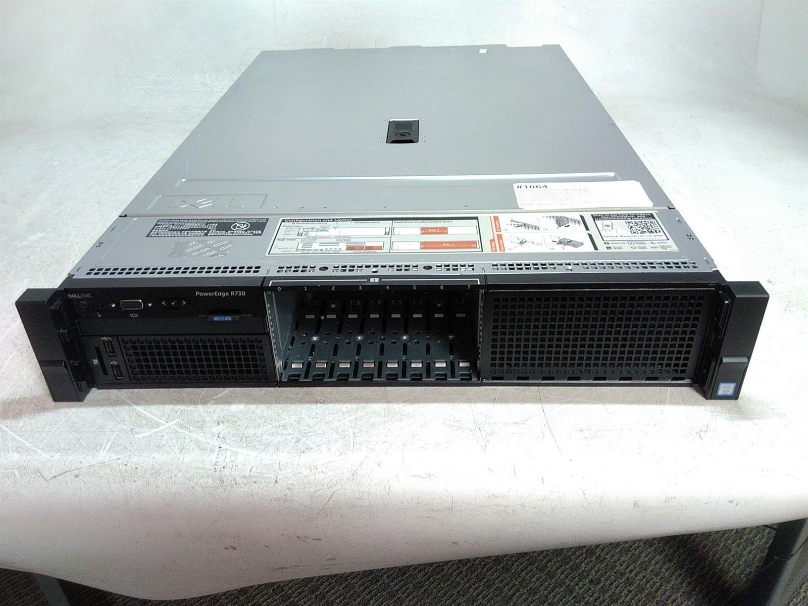 Dell PowerEdge R730 Server 12-Core Xeon E5-2650v4 2.2GHz 64GB 0HD 8x 2.5″ Bay