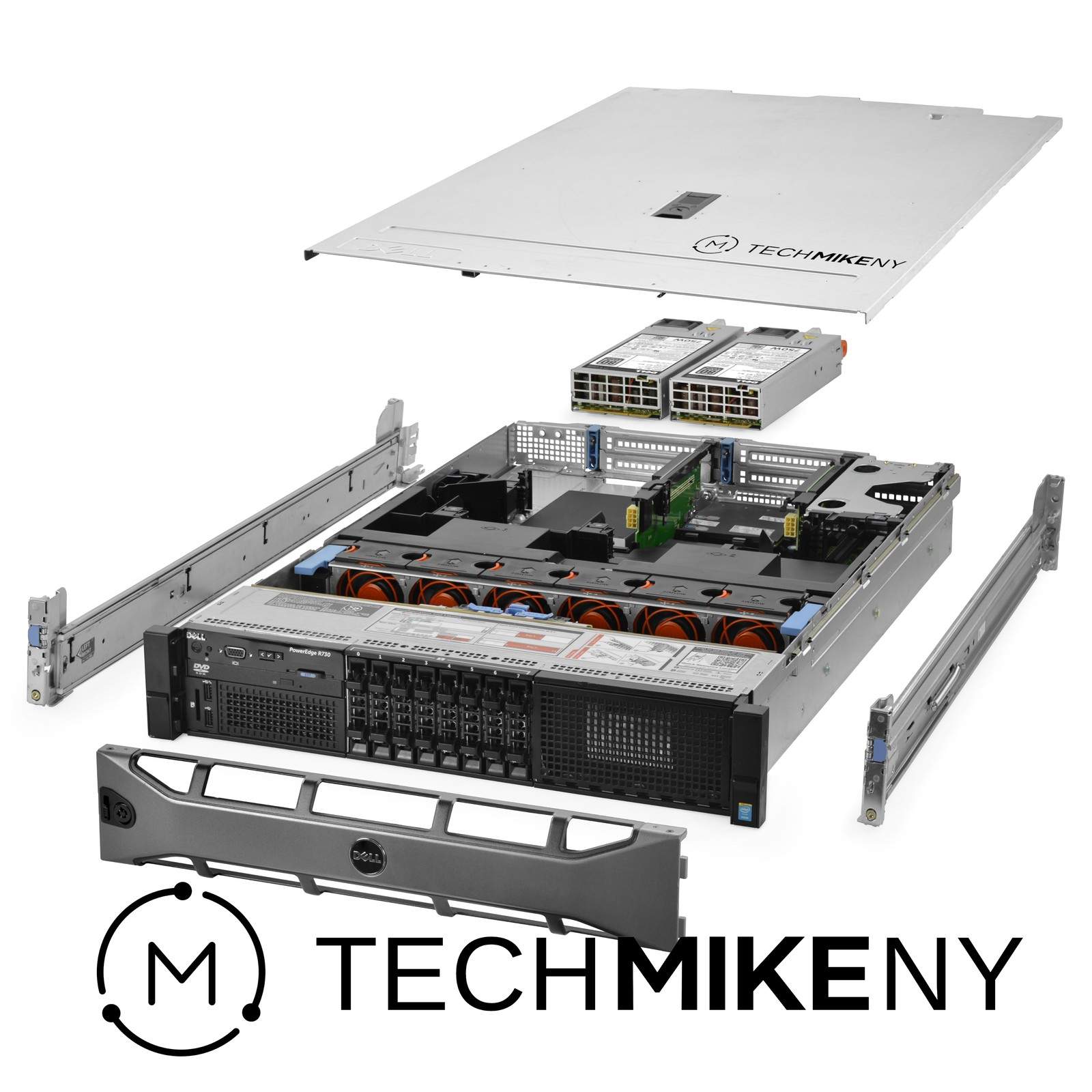 Dell PowerEdge R730 Server 2x E5-2699Av4 2.40Ghz 44-Core 384GB RAM 3x 960GB SSD