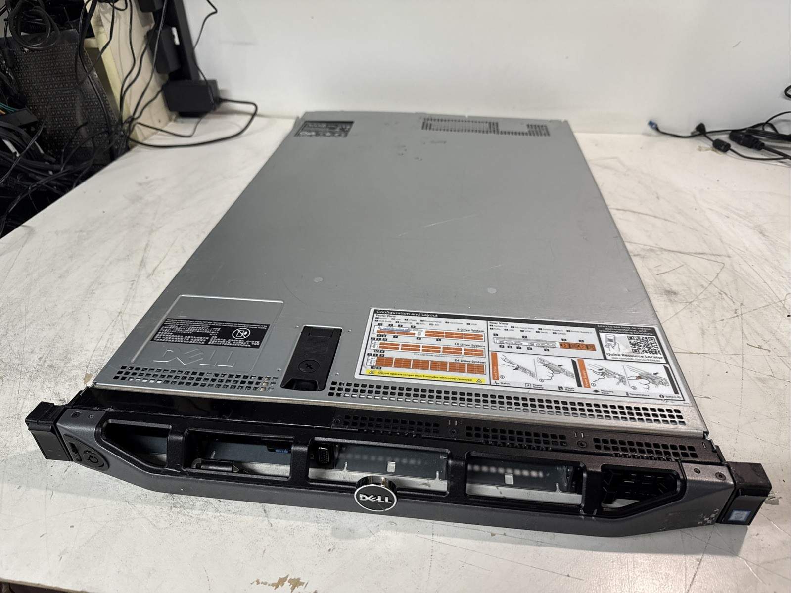 dell poweredge R630 Server 2xE5-2680 2.59ghz No Ram,No HDD W/perc ,idrac Card