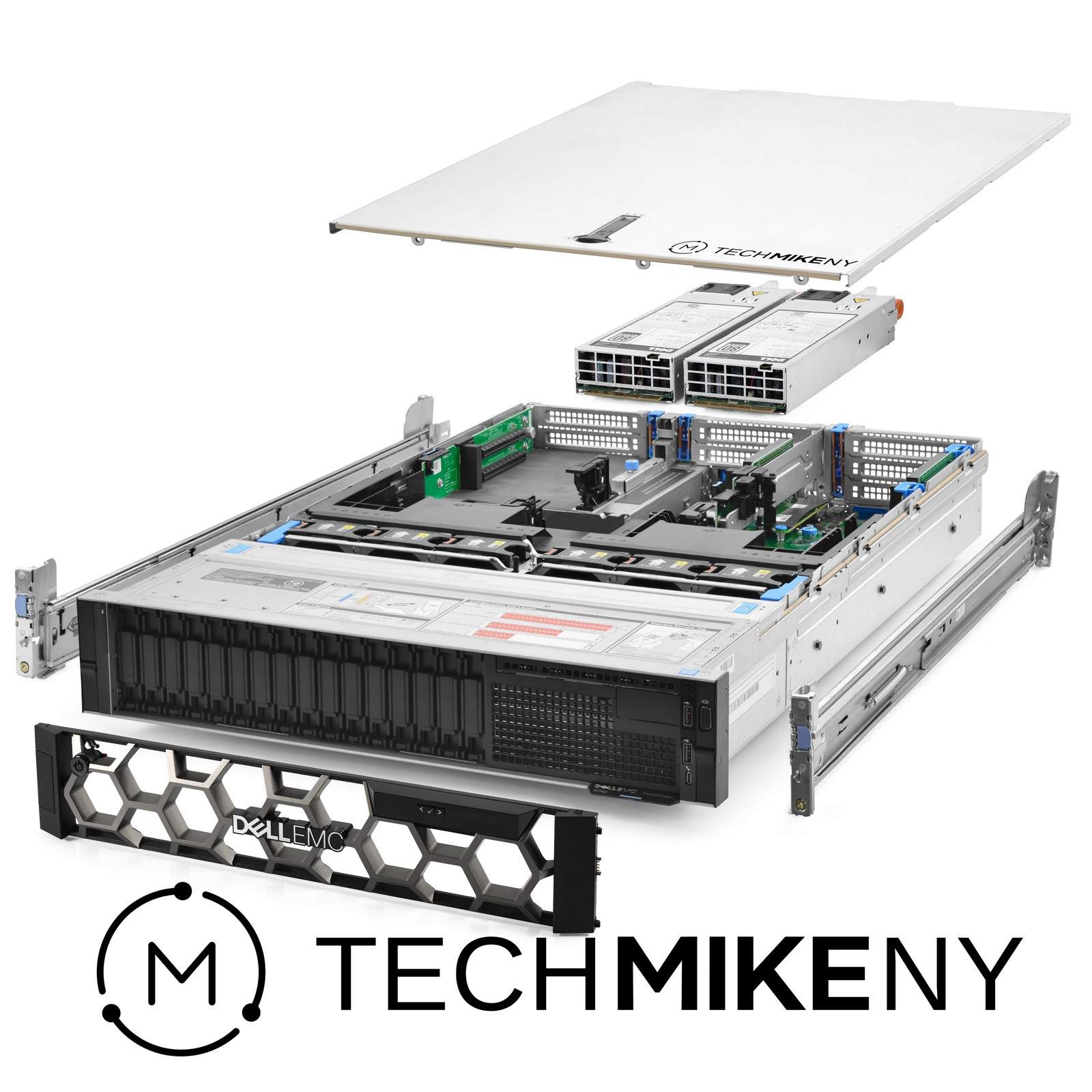 Dell PowerEdge R740 Server 3.50Ghz 16-Core 192GB 9.6TB Windows Server 5x CALs