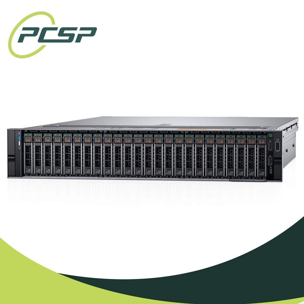 Dell PowerEdge R740xd 48Core Server 2x Platinum 8160 2.1GHz 128GB H730p 8x Trays