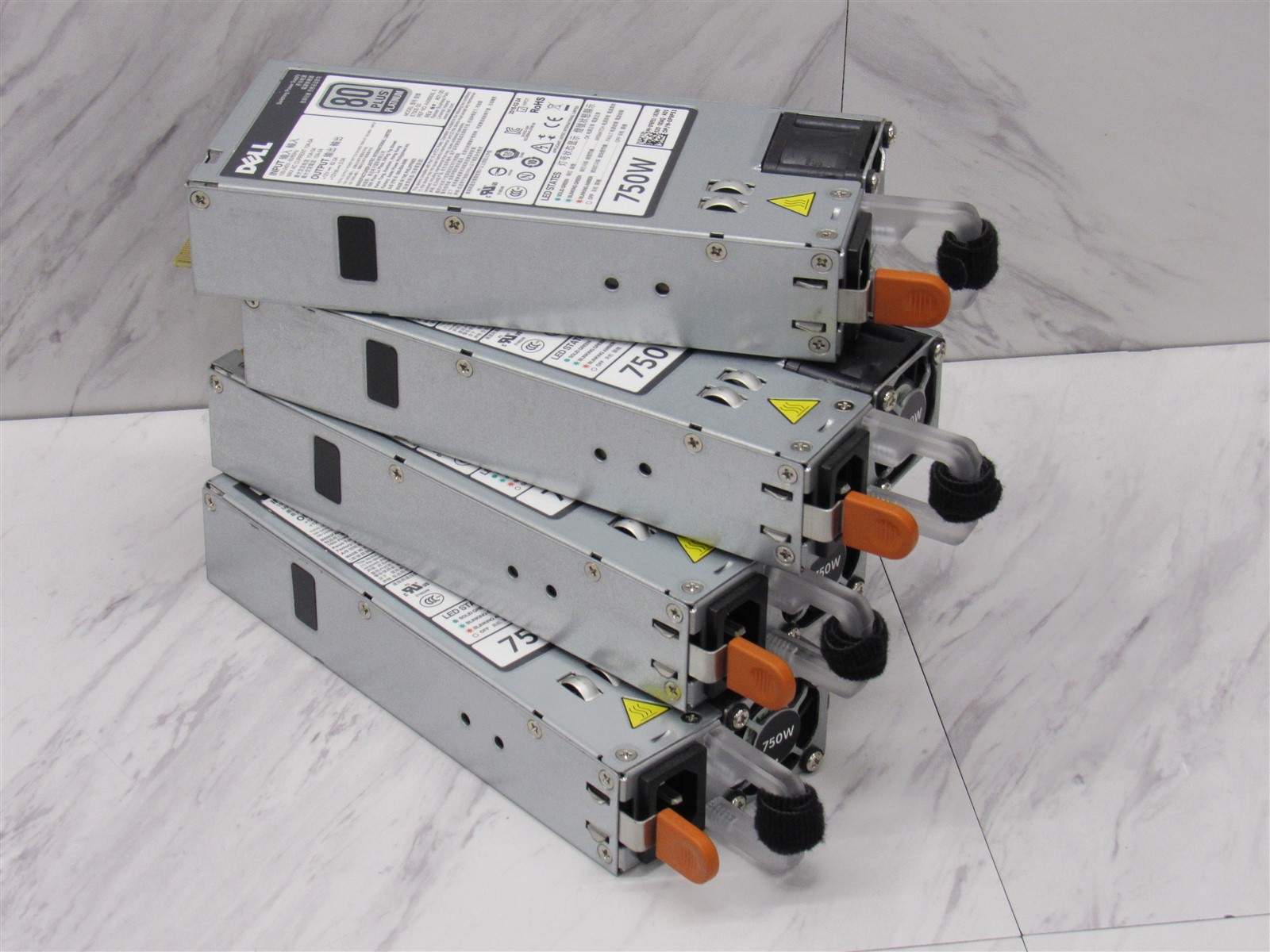 4 LOT Dell PowerEdge R720 R820 Platinum Plus 750W Power Supply 9PXCV F9F51