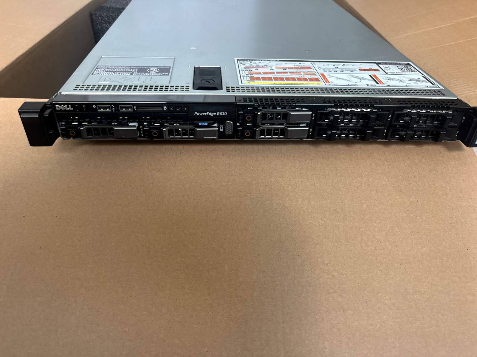 Premium Dell PowerEdge R630 8 Bay SFF 1U Rackmount Server, 2X Xeon RENEWED