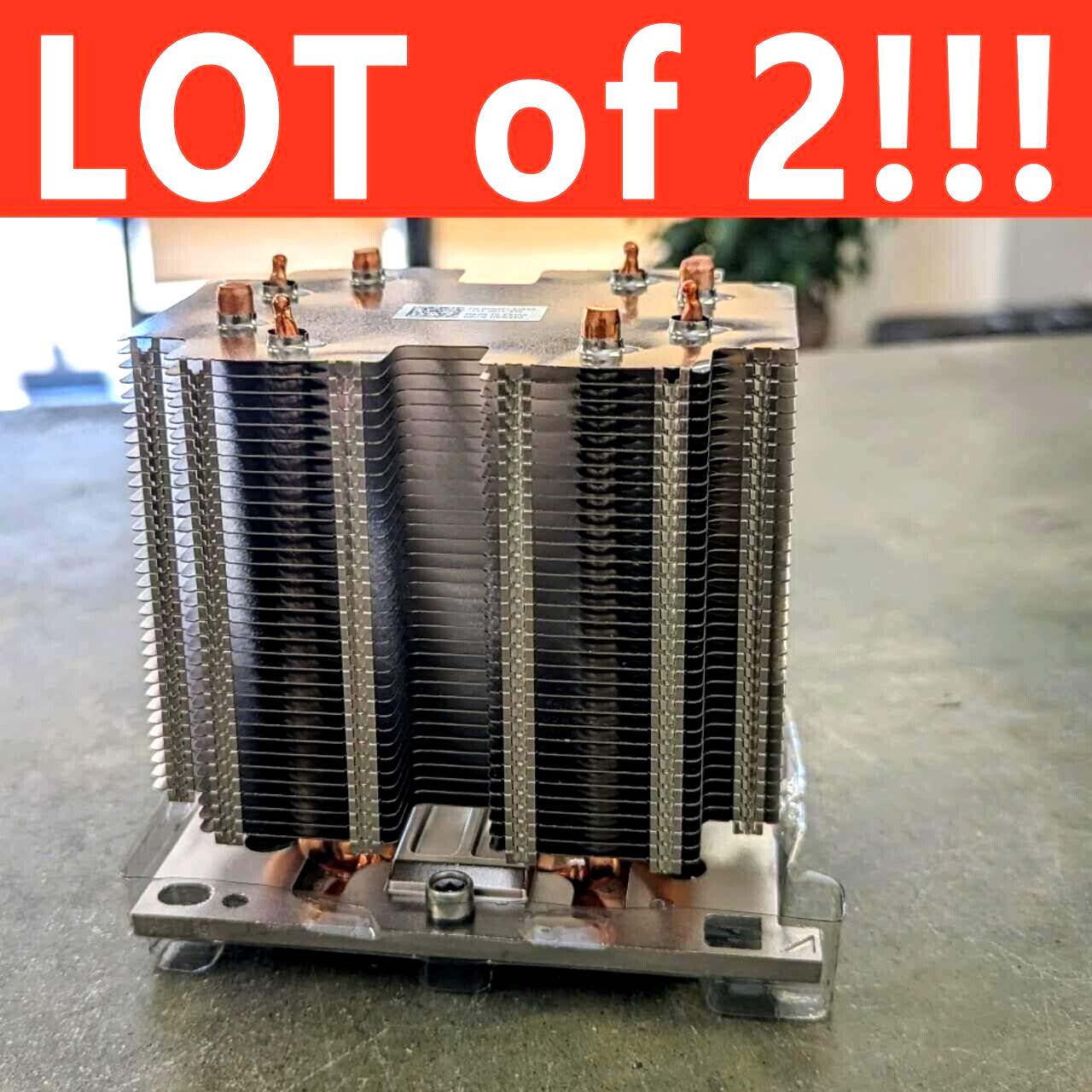LOT of 2 New CPU Heatsink KN2PJ 0KN2PJ from DELL PowerEdge T640 T440