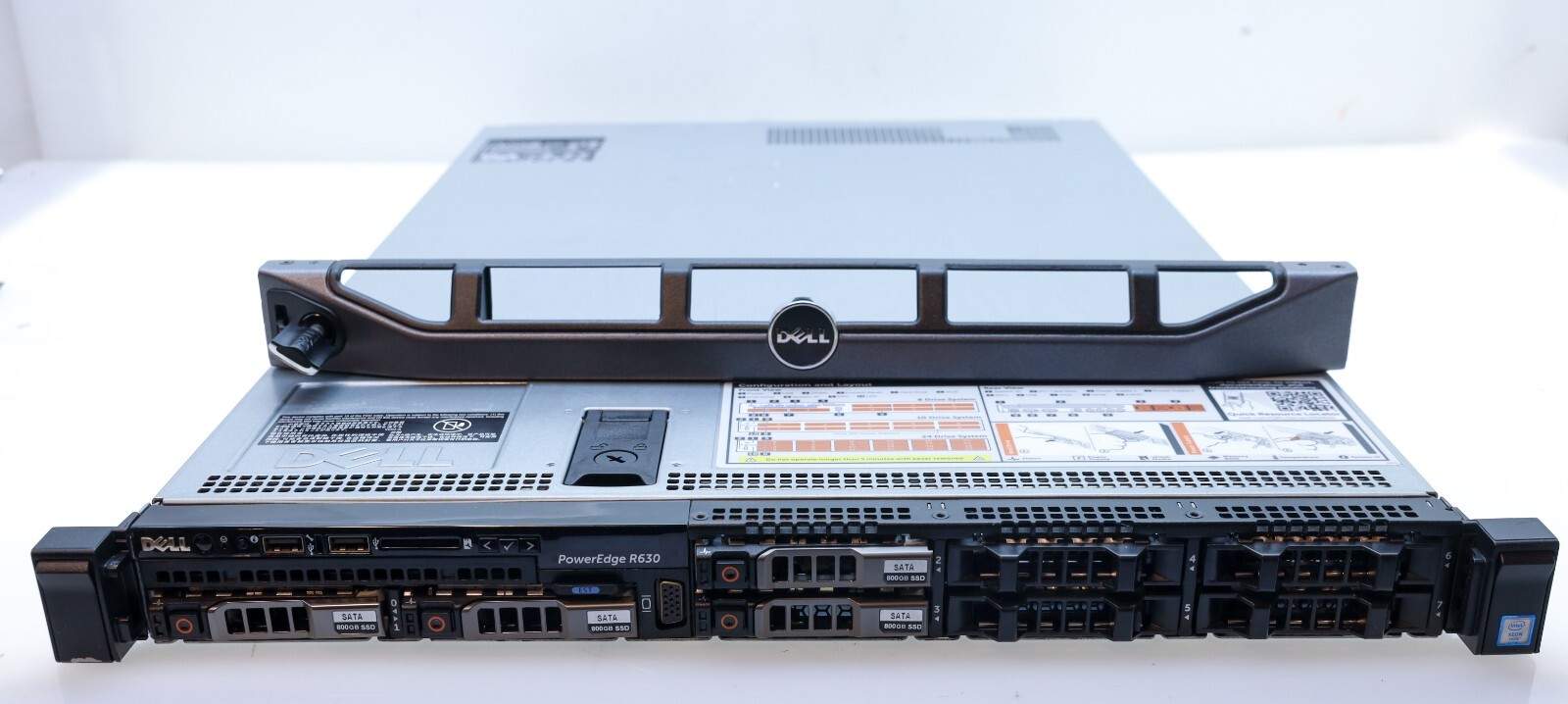 DELL PowerEdge R630 Server 2x E5-2620 v4 16 Cores 96GB Ram 4x 800GB SATA H730