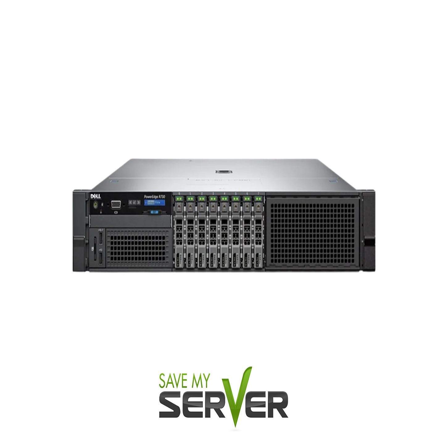Dell PowerEdge R730 Server | 2 x E5-2687W V4 = 24 Cores | Choose RAM/ Drives