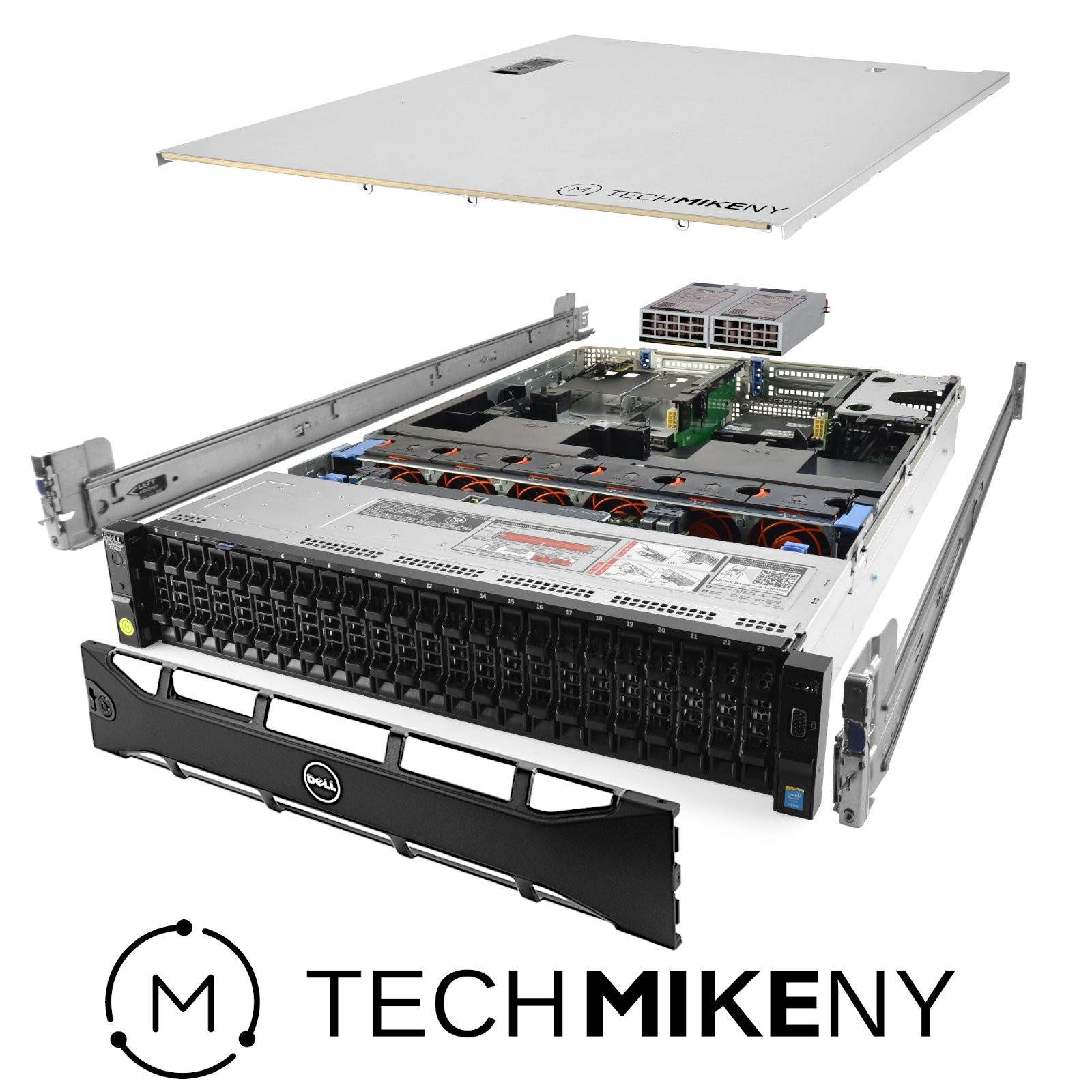 Dell PowerEdge R730xd Server 2x E5-2680v3 2.50Ghz 24-Core 256GB RAM 12x Caddies