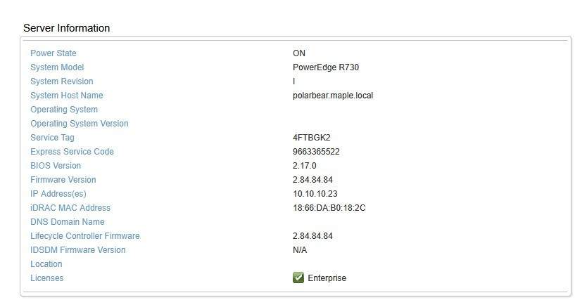 dell poweredge r730 server