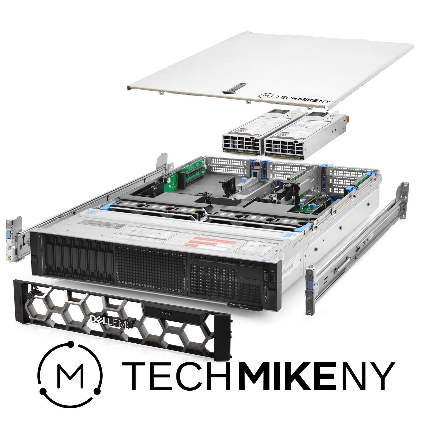 Dell PowerEdge R740 Server 2x Gold 6254 3.10Ghz 36-Core 512GB RAM 8x Caddies