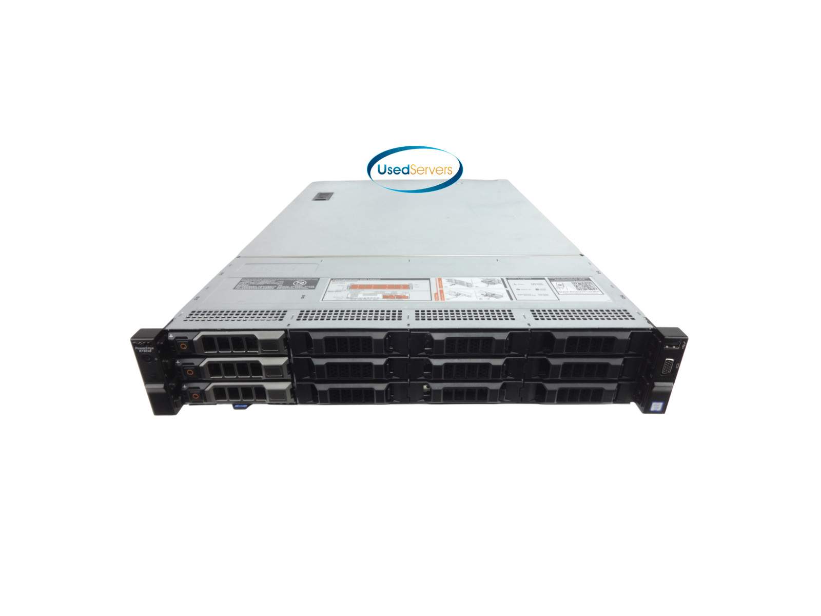 Dell R730XD 12LFF 2xE5-2630v4 2.2GHZ=20Cores 128GB 3xHD Tray 2x750W