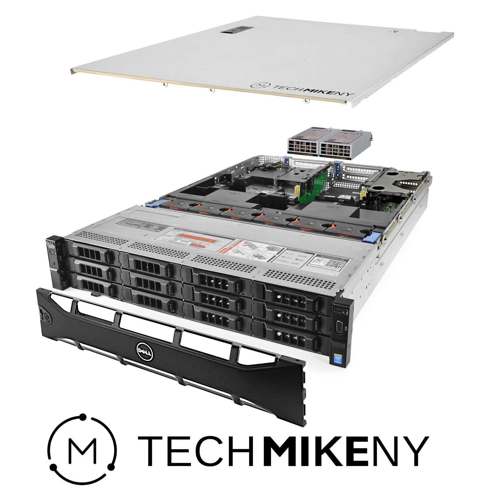 Dell PowerEdge R730xd Server 12-Bay 2x E5-2640v4 2.40Ghz 20-Core 64GB RAM Bezel