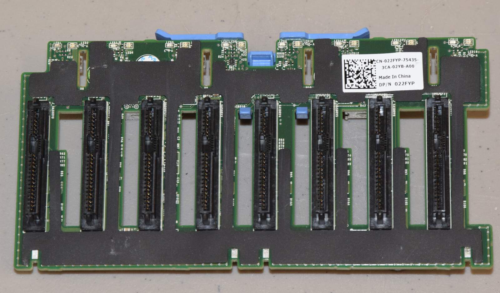 SAS Backplane 22FYP for Dell PowerEdge R720 8x 2.5″ SFF Bay Server