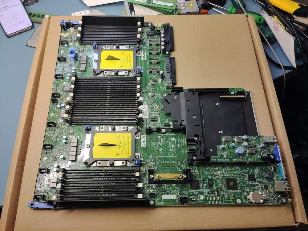 Original DELL R640 Motherboard 6G98X 1YM03 RJCR7 DY2X0 8HT8T H28RR XFK4K.-