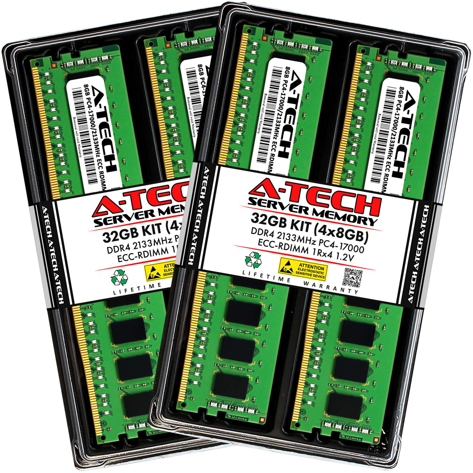 32GB 4x 8GB PC4-2133 RDIMM Dell PowerEdge R740 C6420 R830 R540 T440 Memory RAM