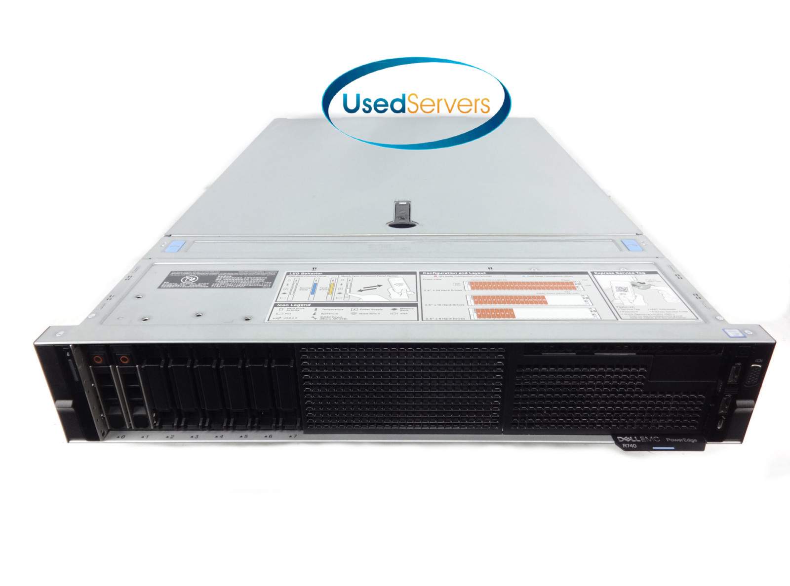 Dell R740 8SFF TPM 2.0 2xGold 6130 2.1GHZ=32Cores 256GB 2x900GB 10K SAS 2x1100W