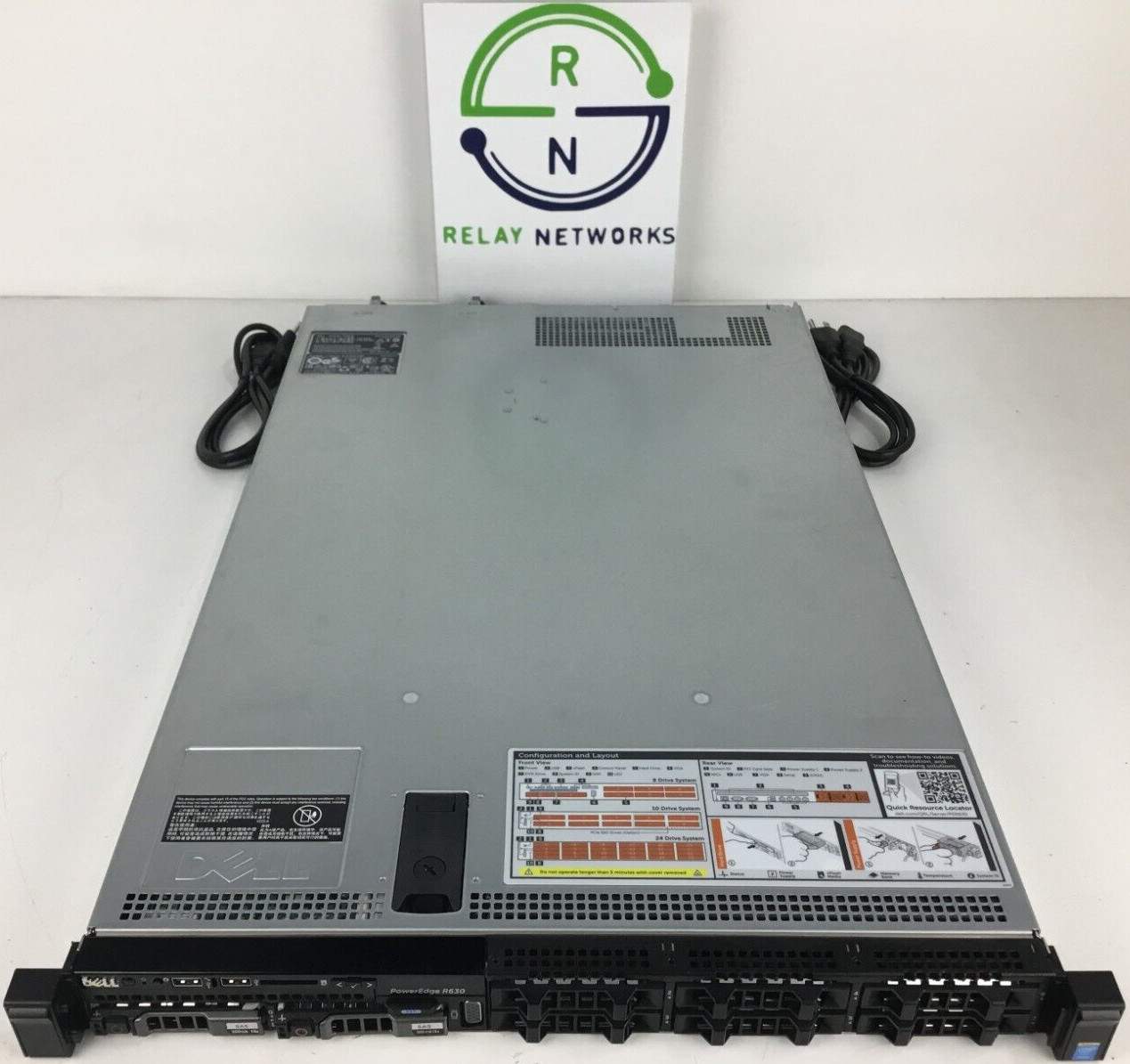 Dell R630 PowerEdge R630 1x Xeon E5-2637 3.5GHz 40GB Ram 8x 2.5″ drive bay NO HD
