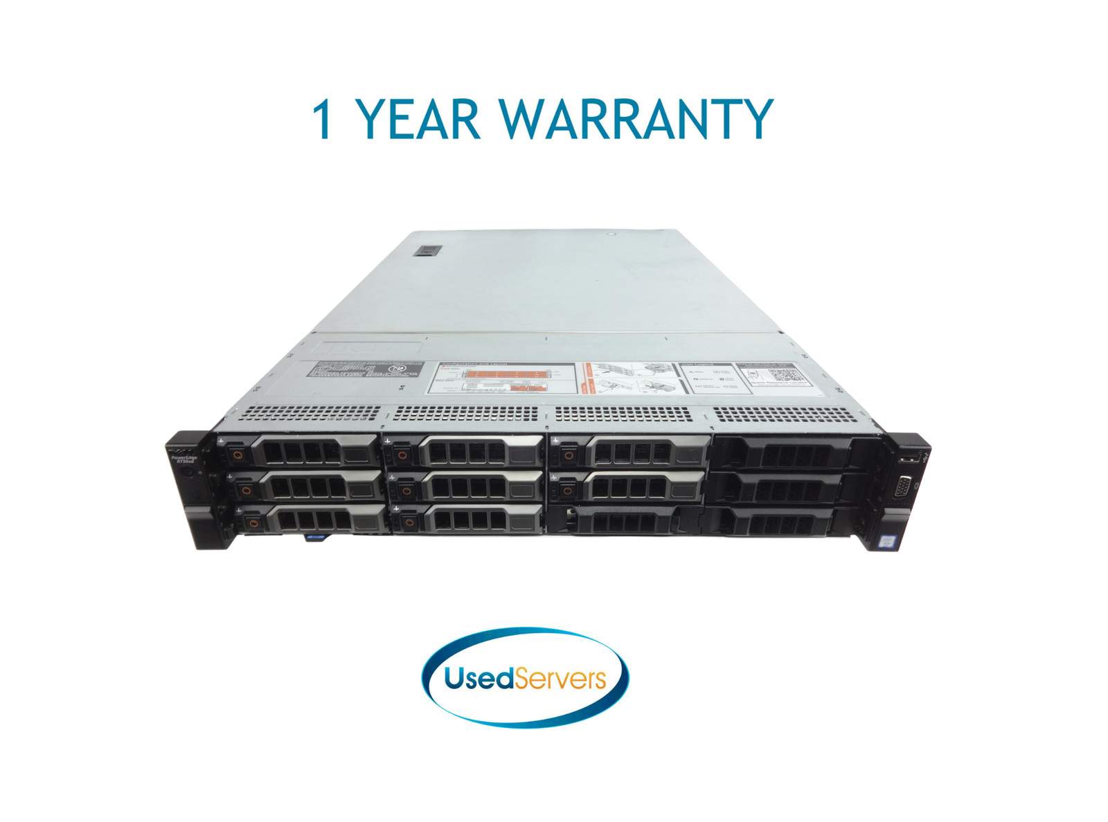 Dell R730XD 12LFF 2xE5-2670v3 2.3GHZ=24Core 256GB 8xHD Tray 2x750W