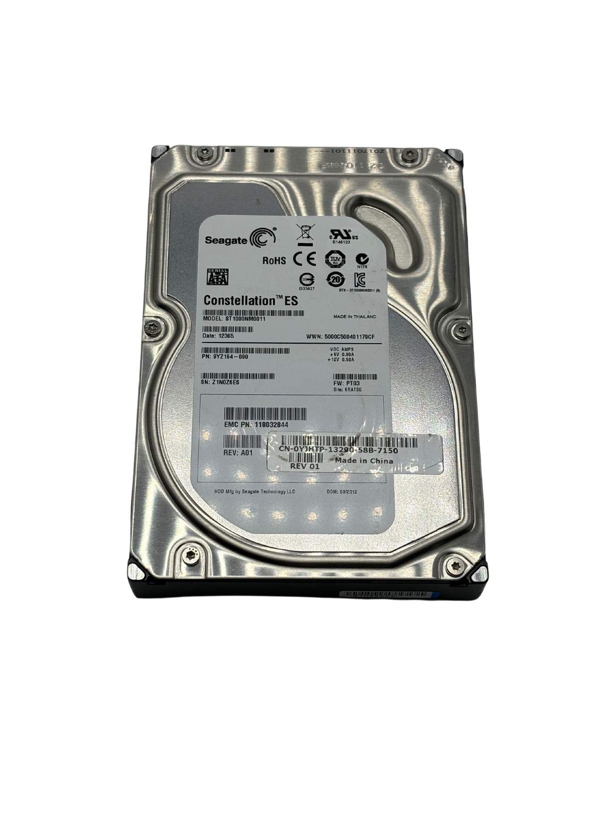 DELL/EMC YJHTP 1TB SATA 3.5″ 3GBS Hard Drive