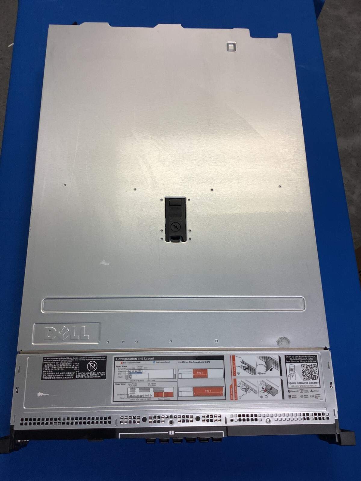 Dell PowerEdge R730 8 Bay 0599V5 SFF 2.5″ 2U Server 1100W PSU heatsink cables