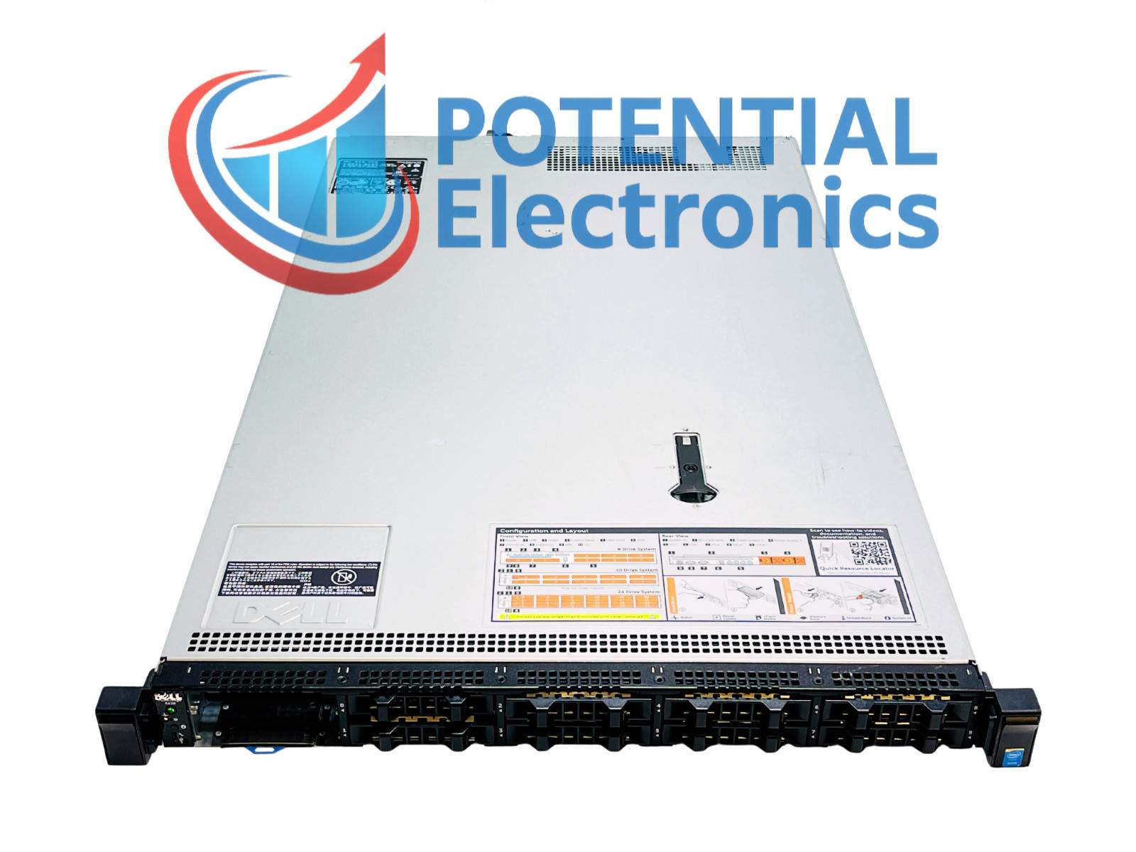 USED – Dell PowerEdge R630 server With 2x Xeon SR207, No Ram, 1 PSU (No HDD)