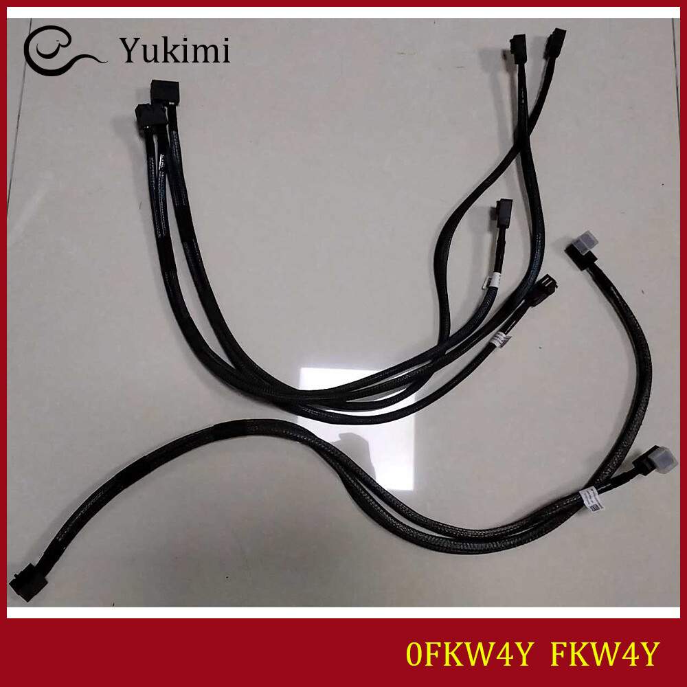 FKW4Y FOR DELL PowerEdge R740 Server 8 Backplane Major Card SAS Array Card Cable