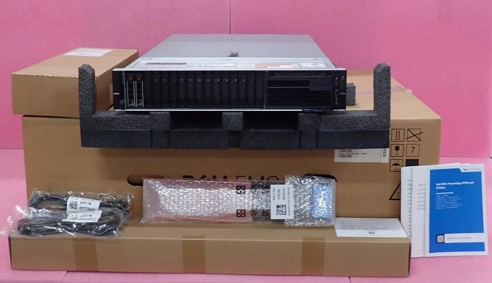 New Dell PowerEdge R740 Server10-Core Silver 4210R 64GB RAM 2x 600GB HDD 16-Bay