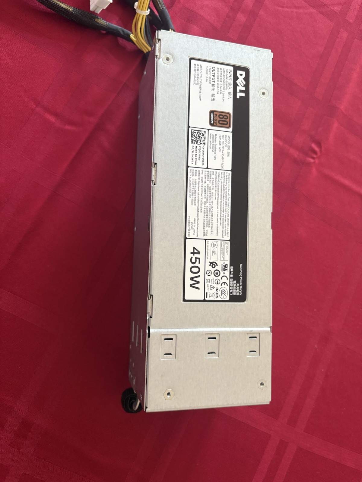 Dell Poweredge T440 Cabled Power Supply 450W