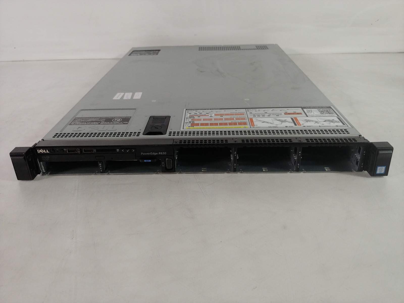 Dell PowerEdge R630 Xeon E5-2630 v3 64 GB PC4-19200R 1U Server No Drives