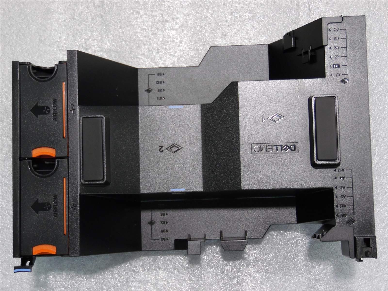 DELL POWEREDGE SERVER T640 COOLING SHROUD WITH INTRUSION SWITCH & 2 FANS 6X5G4