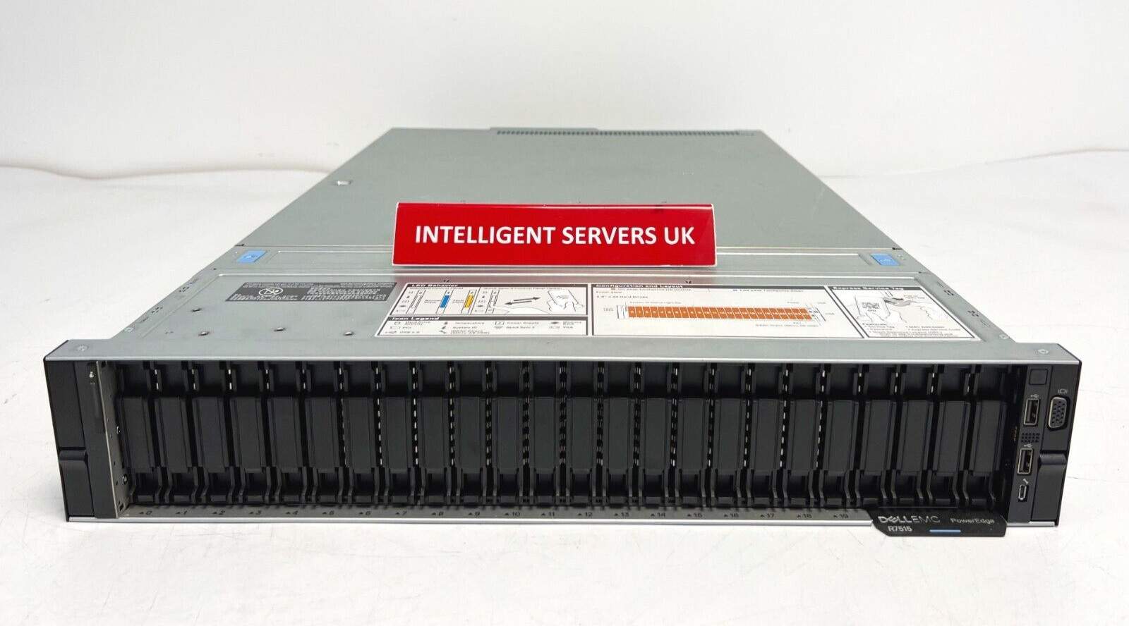 Dell PowerEdge R7515 Server 1x  EPYC 7302 3GHz 128GB H740P 8x 3.84TB SAS Rack