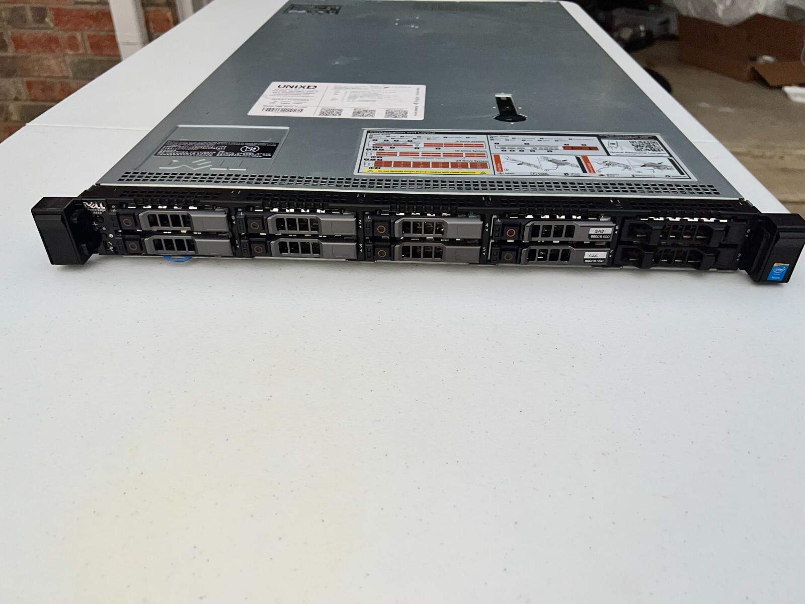 Dell PowerEdge R630 Server 2X E5-2680 128GB ECC DDR4 1.2TB SSD SAS 1.2TB HDD SAS