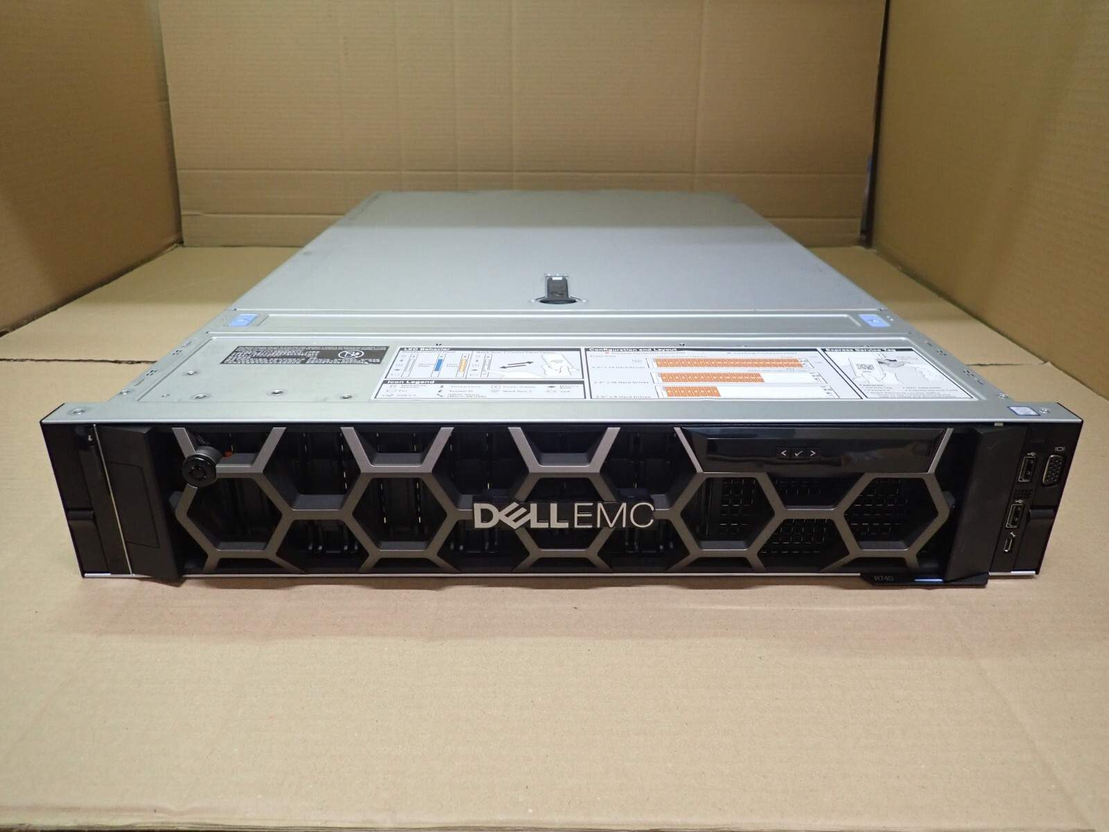 Dell PowerEdge R740 Server 2x 12C Gold 6126 768GB RAM 2x 600GB HDD 16-Bay Server
