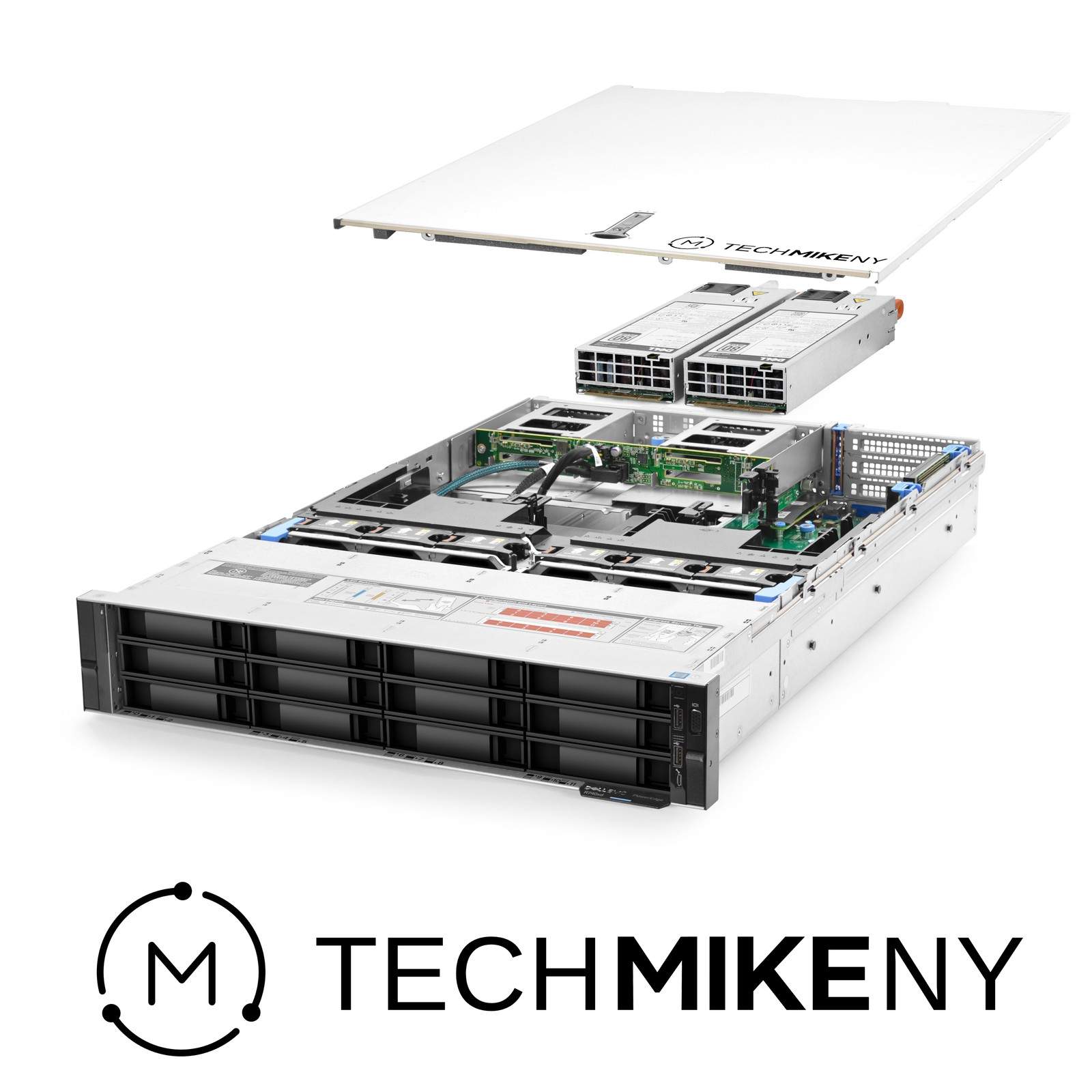 Dell PowerEdge R740xd Server 12-Bay LFF 2.10Ghz 48-Core 256GB RAM 12x Caddies