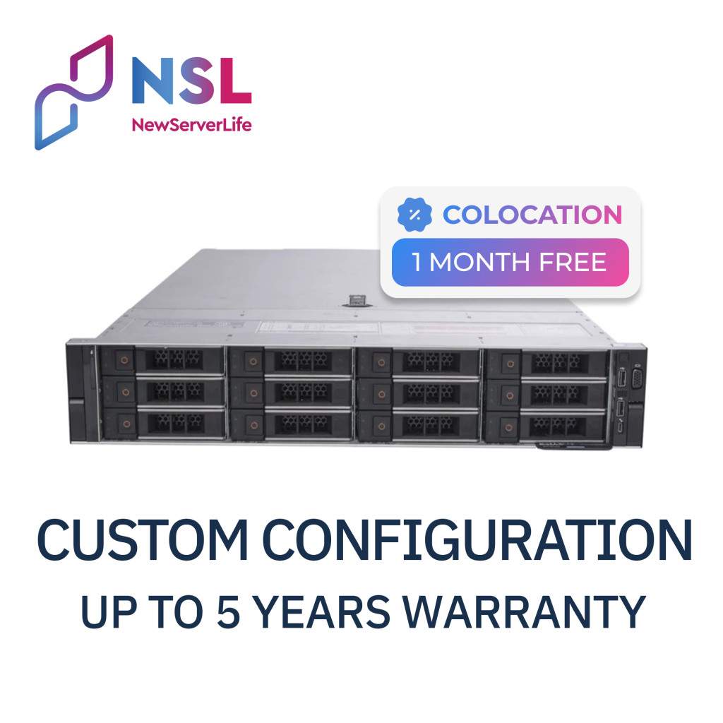 DELL R740xd 12LFF Server 2x Gold 6226 2.7GHz =24 Cores 256GB H730p 4xRJ45