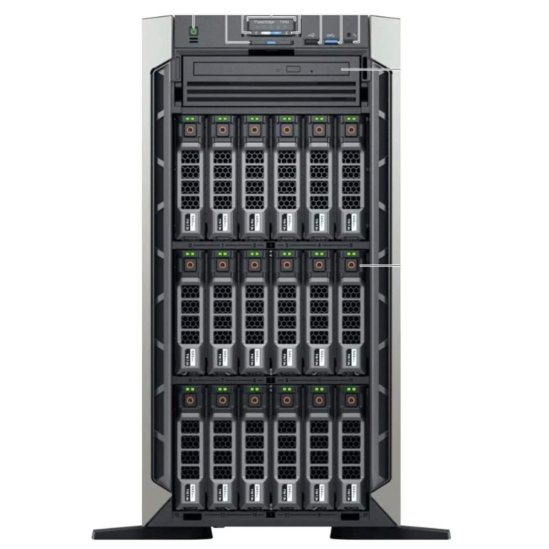 Dell PowerEdge T640 18LFF Server 2 x Xeon Gold 6242 2.8GHz H750 CTO