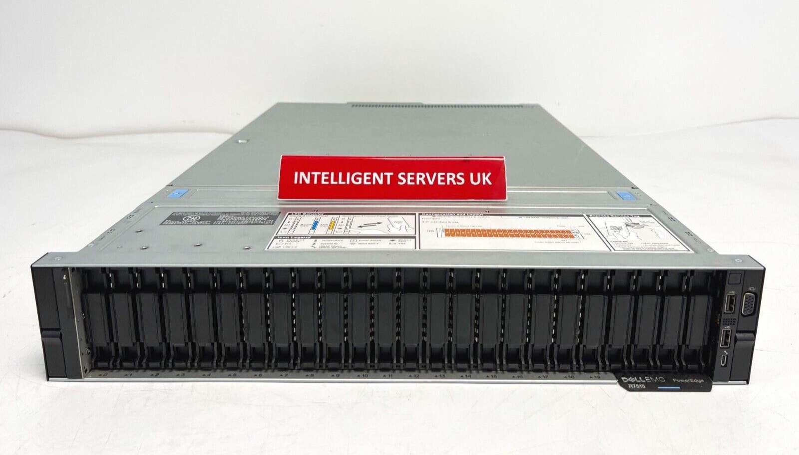 Dell PowerEdge R7515 Server 1x  EPYC 7302 3GHz 128GB H740P 21.6TB 15K SAS Rack