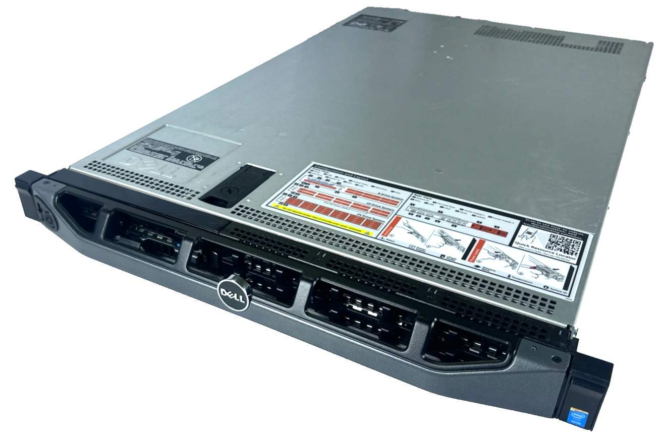 Dell PowerEdge R630 Server 2x XEON E5-2620V3 2.4 GHz 64GB 2x 500GB SSD 2x PSU