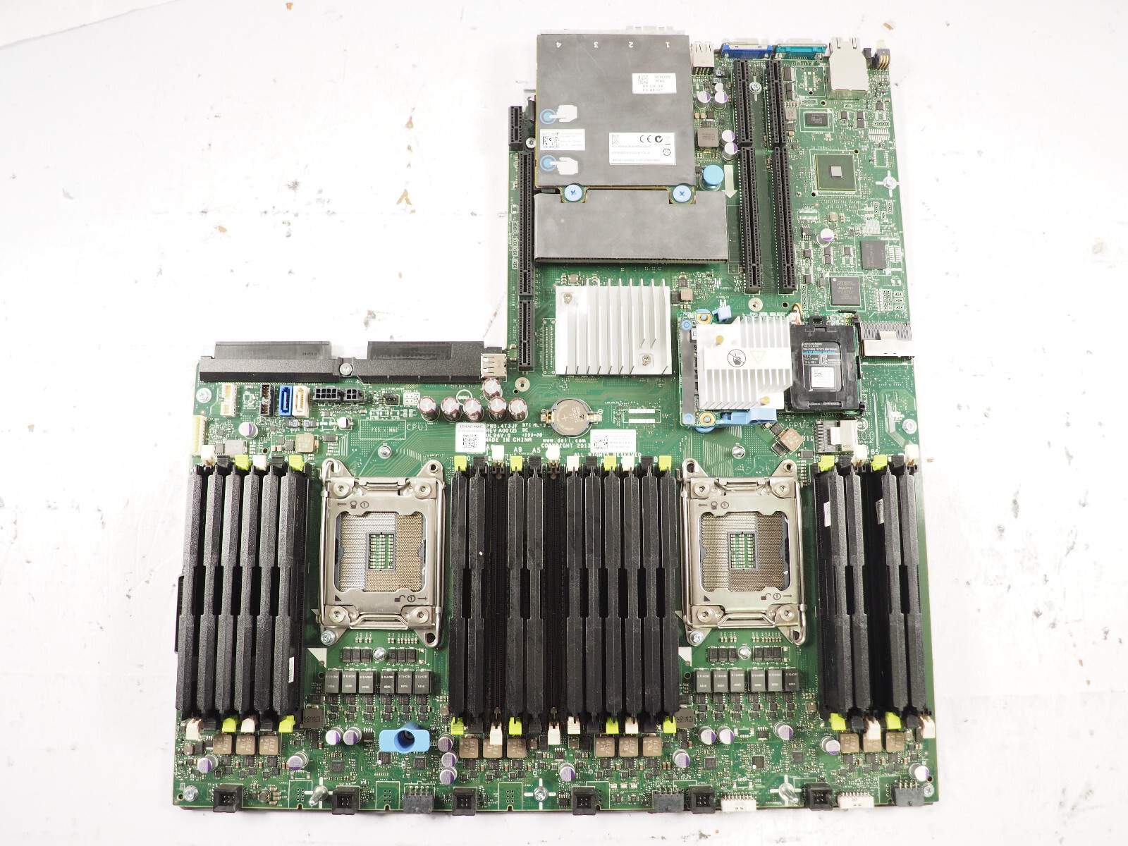 DELL PowerEdge R720 Motherboard H5J4J-NO CPUS w/ MT09V Card