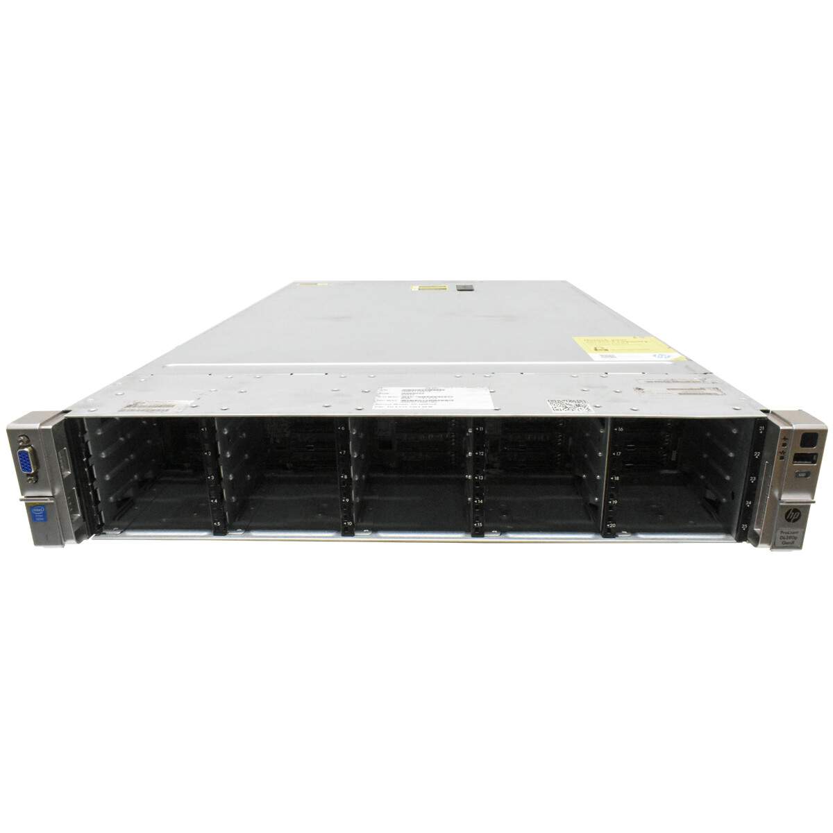HP ProLiant DL380p G8 no CPU no RAM 2x cooler heatsink 25 bay SFF 2.5 inch