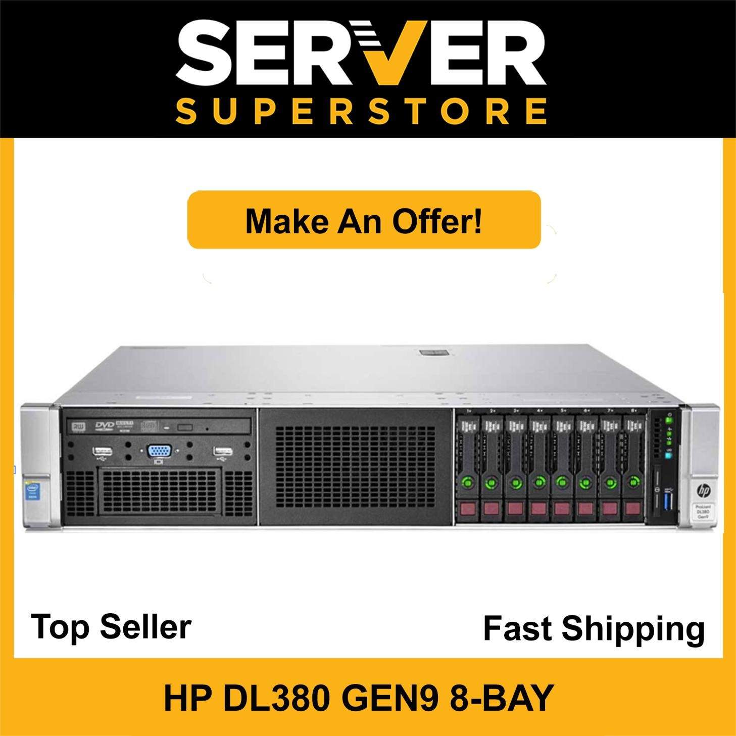 HP ProLiant DL380 G9 Server 2x E5-2697 V4 = 36 Cores P440 64GB RAM 4x 600GB SAS