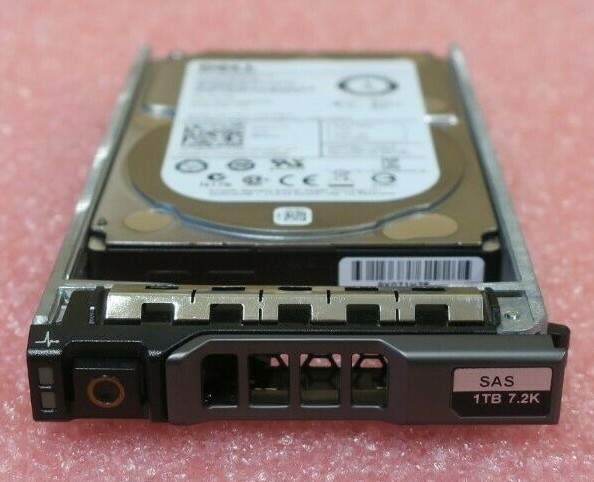 Dell 1TB 2.5” SFF SAS 6G 7.2K Hard Drive HDD 09W5WV 9W5WV with caddy
