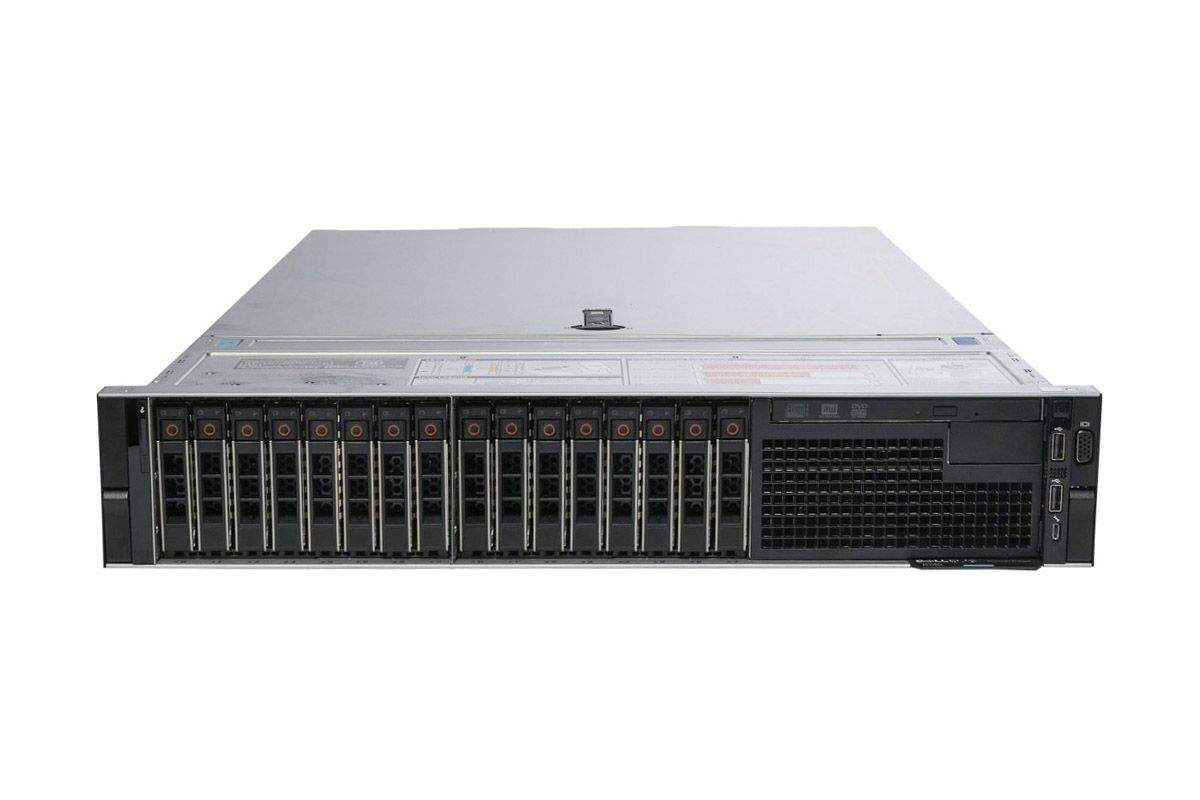 New Dell PowerEdge R740 Server 2x 8-Core Gold 6244 3.6Ghz 96GB Ram 16x 2.4TB HDD